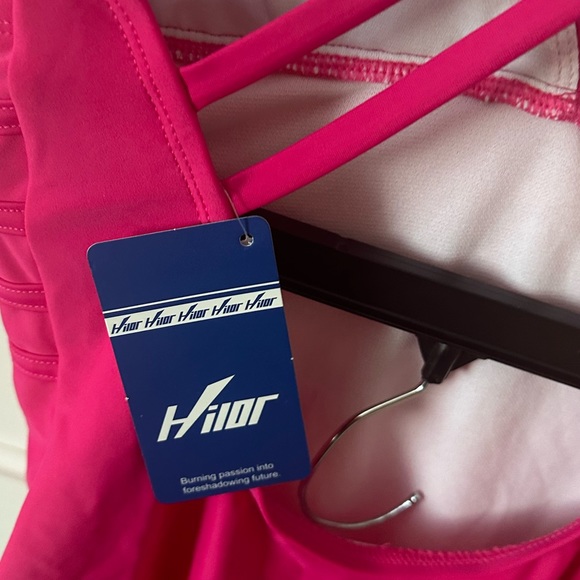 NWT Bright Rose Pink Swimsuit - Sexy, Slimming One-Piece - Picture 5 of 6